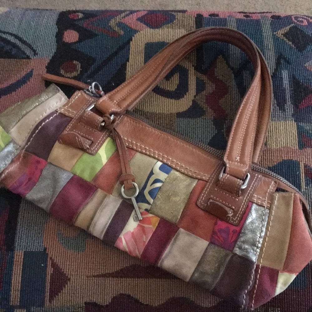 FOSSIL leather satchel